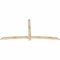 Ekena Millwork Bellingham Rough Sawn Timber Gable Bracket, Douglas Fir, 96"W x 48"H x 2"D x 4"F, 12/12 Pitch GBW096X48X0204BEL00RDF - alternate 4